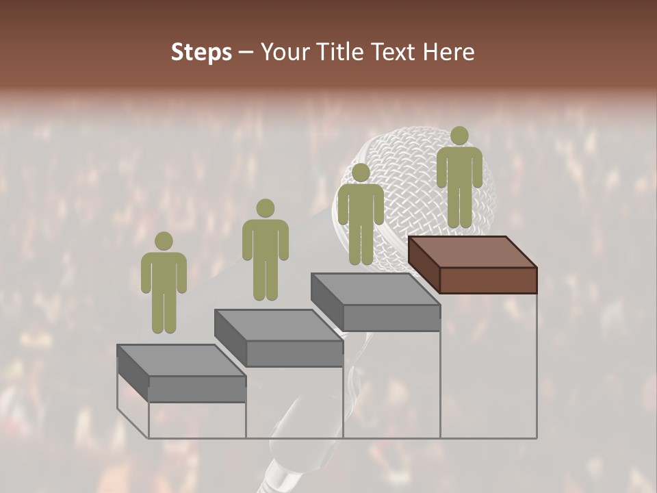 White Screen Hall PowerPoint Template