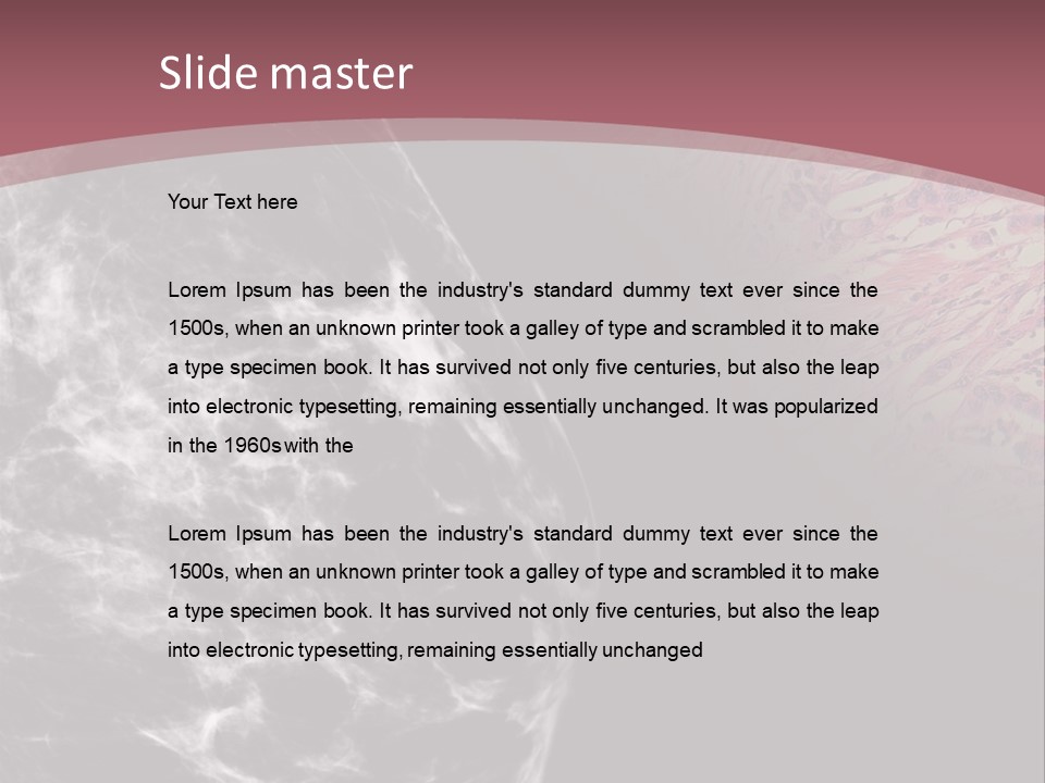 Silver Sand Mane PowerPoint Template