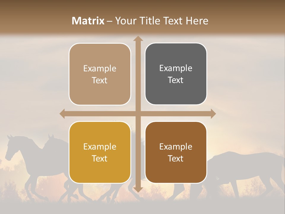 Silver Sand Mane PowerPoint Template