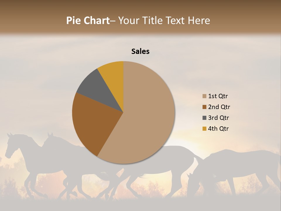 Silver Sand Mane PowerPoint Template