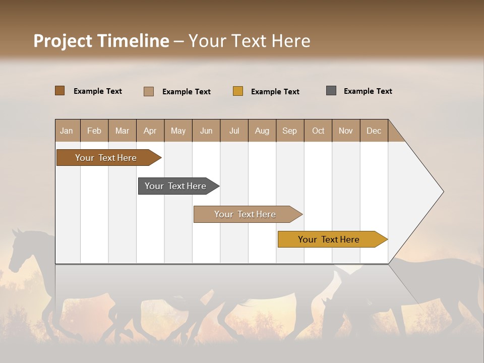 Silver Sand Mane PowerPoint Template