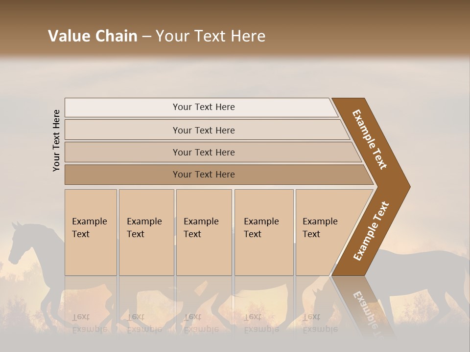 Silver Sand Mane PowerPoint Template