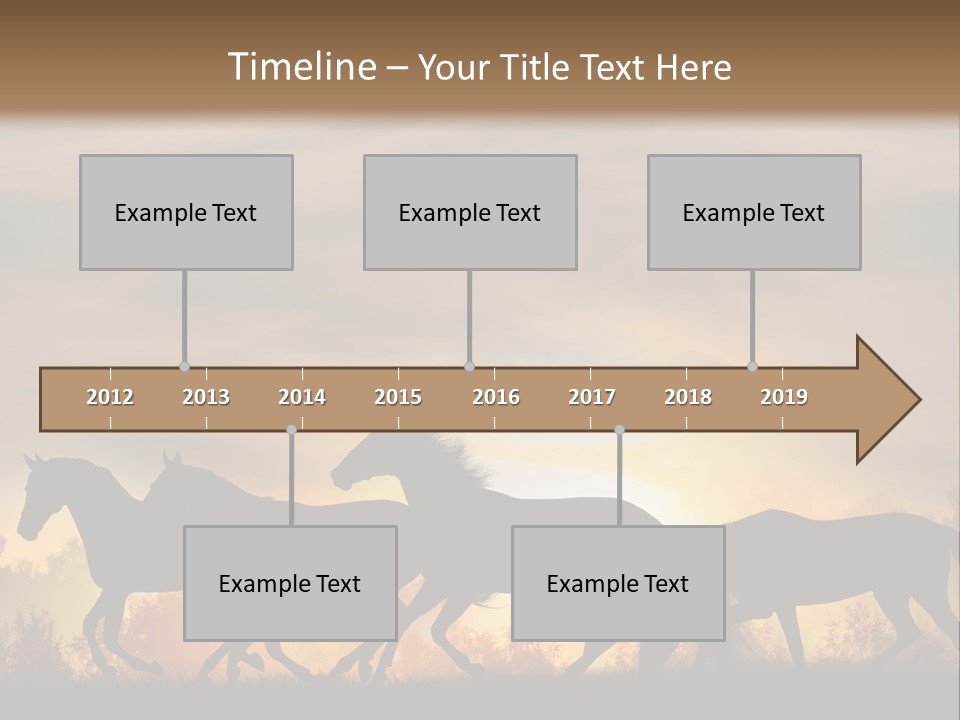 Silver Sand Mane PowerPoint Template