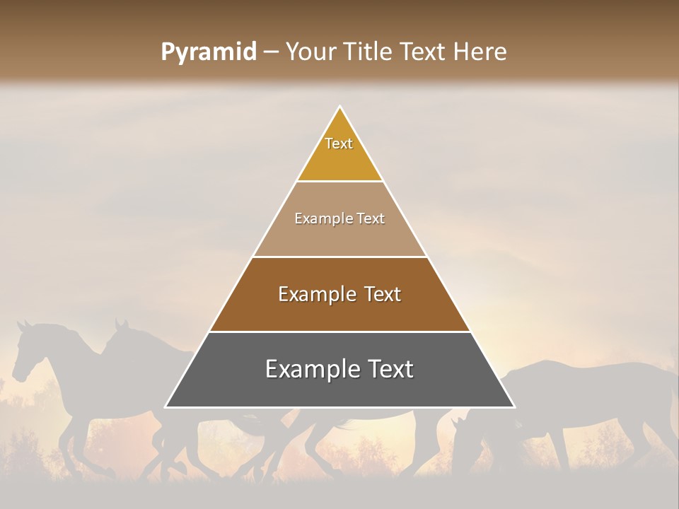 Silver Sand Mane PowerPoint Template