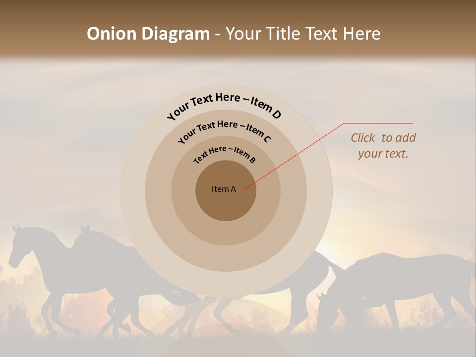 Silver Sand Mane PowerPoint Template