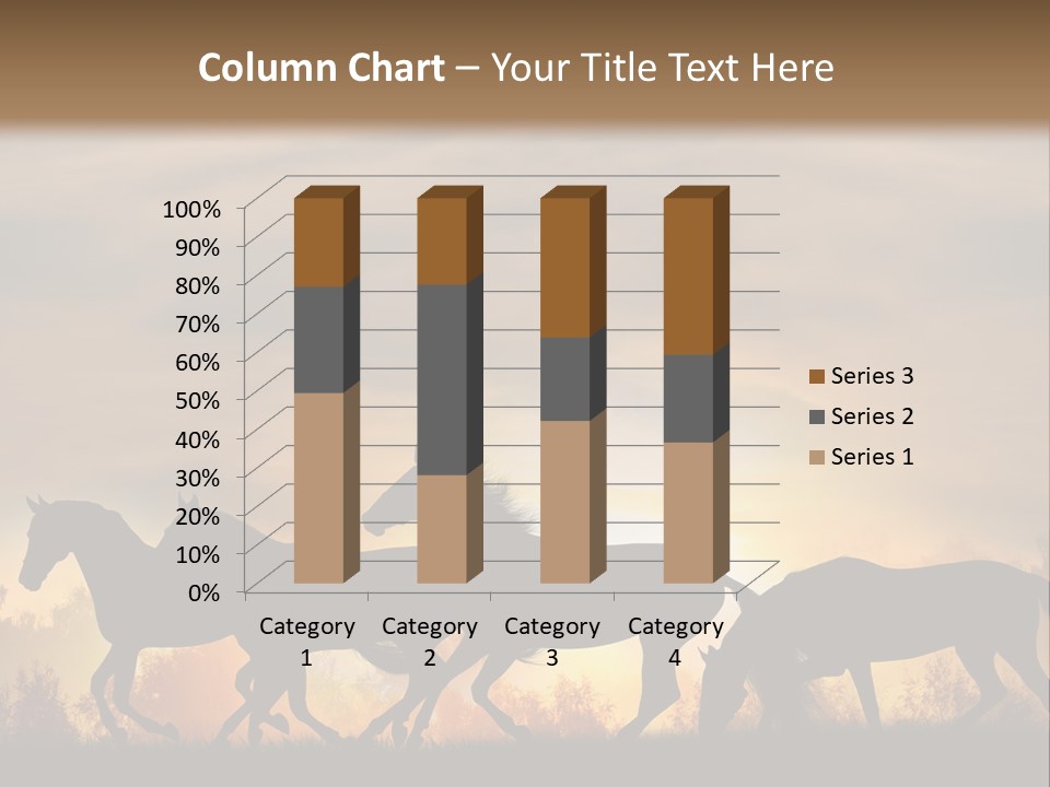 Silver Sand Mane PowerPoint Template