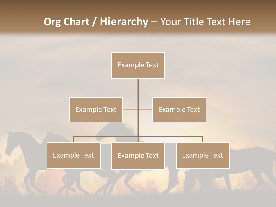 Silver Sand Mane PowerPoint Template