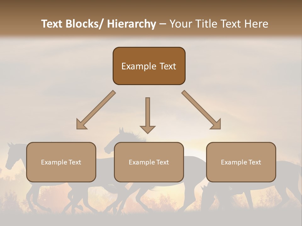 Silver Sand Mane PowerPoint Template