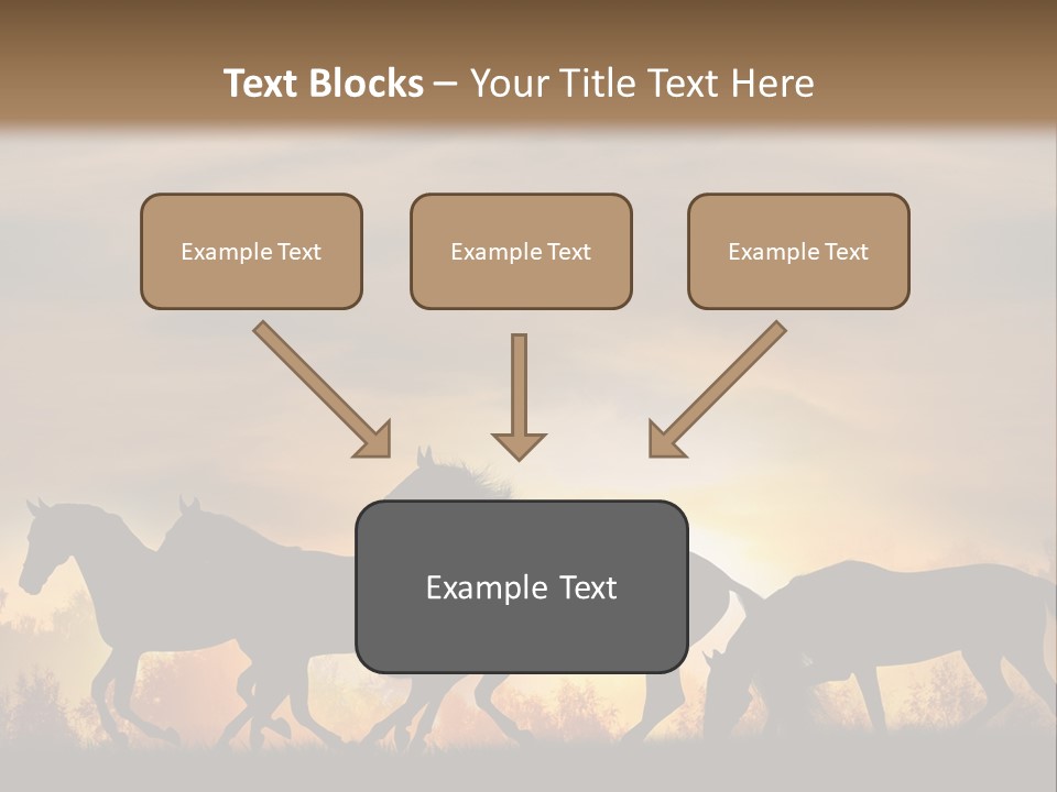 Silver Sand Mane PowerPoint Template