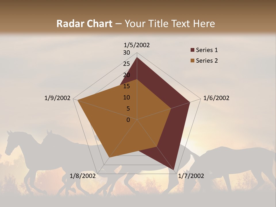 Silver Sand Mane PowerPoint Template