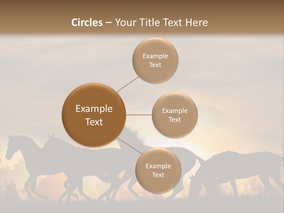 Silver Sand Mane PowerPoint Template