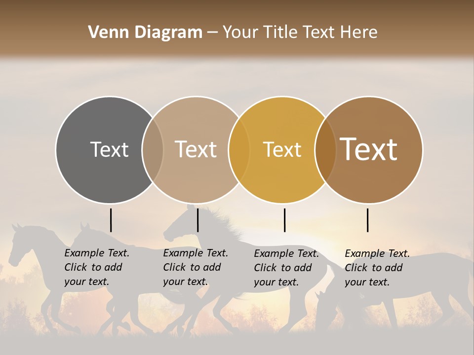 Silver Sand Mane PowerPoint Template