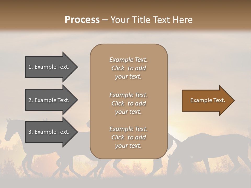 Silver Sand Mane PowerPoint Template