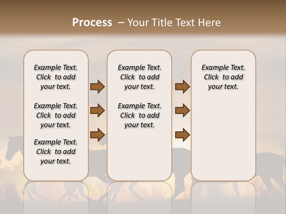 Silver Sand Mane PowerPoint Template