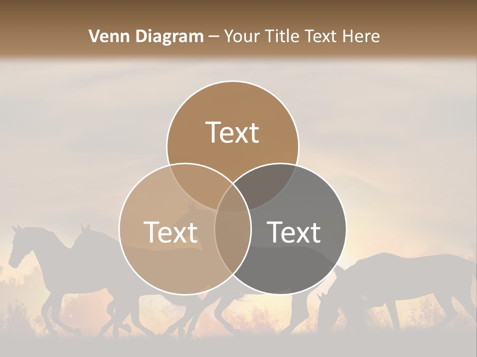 Silver Sand Mane PowerPoint Template