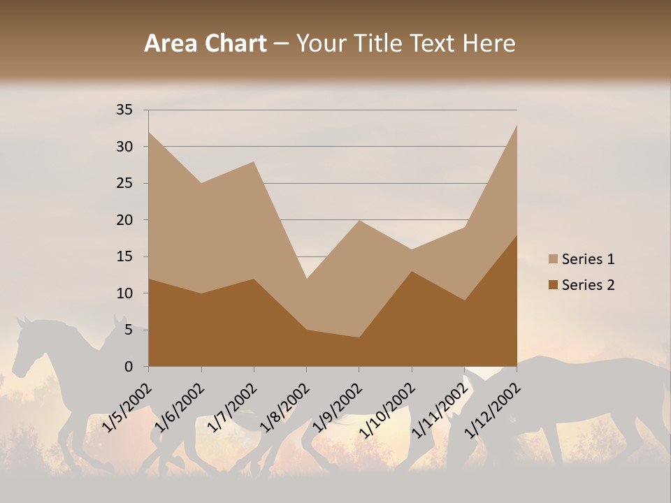 Silver Sand Mane PowerPoint Template