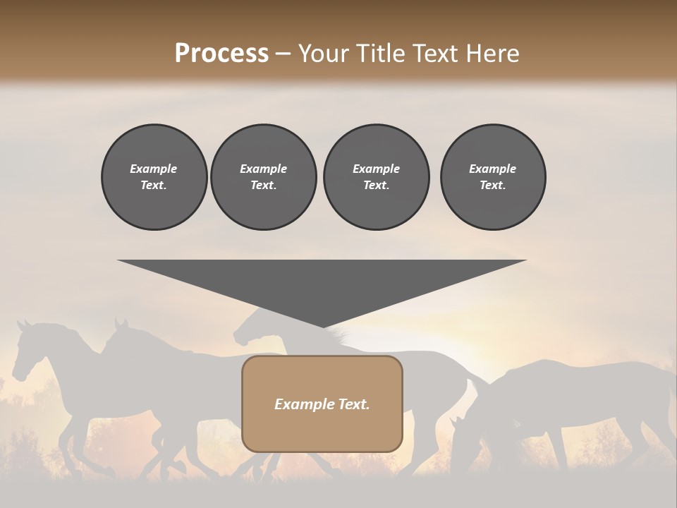 Silver Sand Mane PowerPoint Template