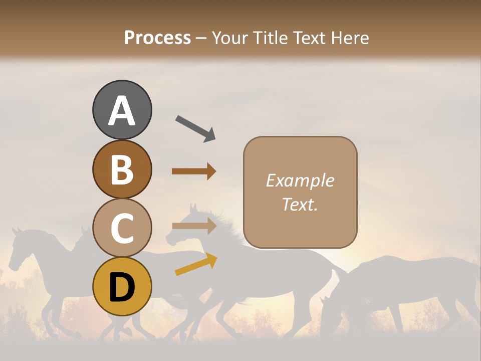 Silver Sand Mane PowerPoint Template