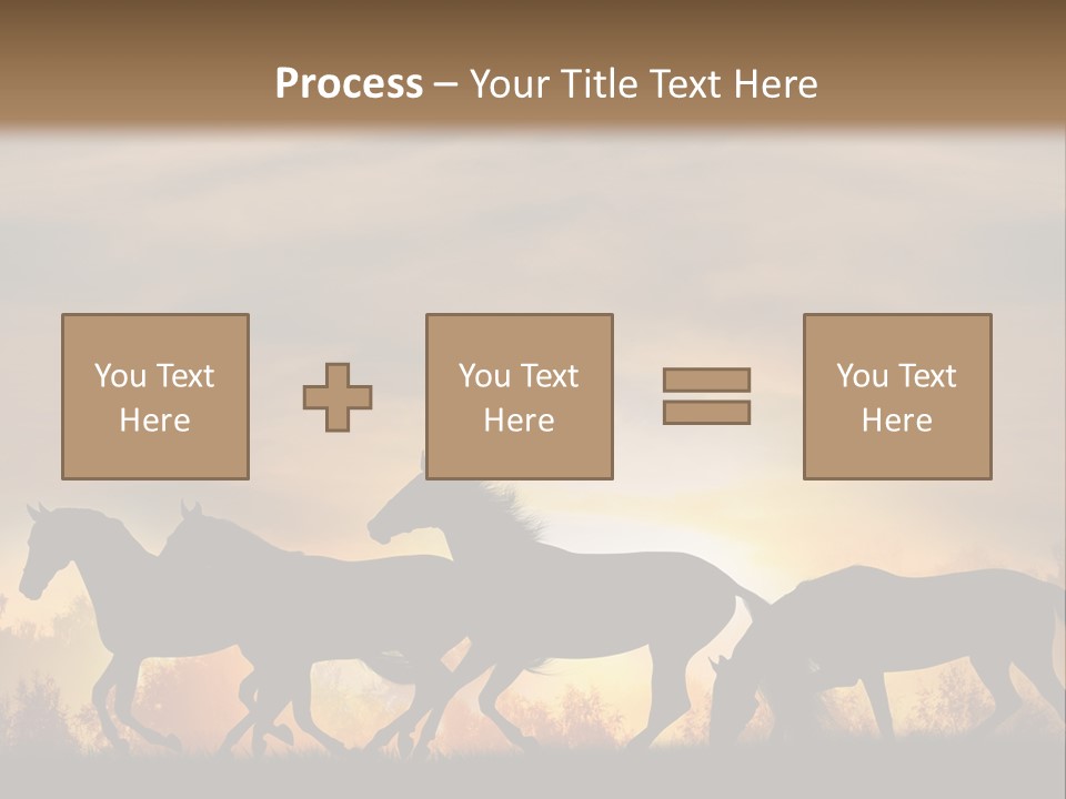 Silver Sand Mane PowerPoint Template