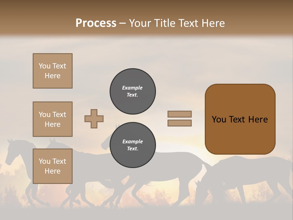 Silver Sand Mane PowerPoint Template