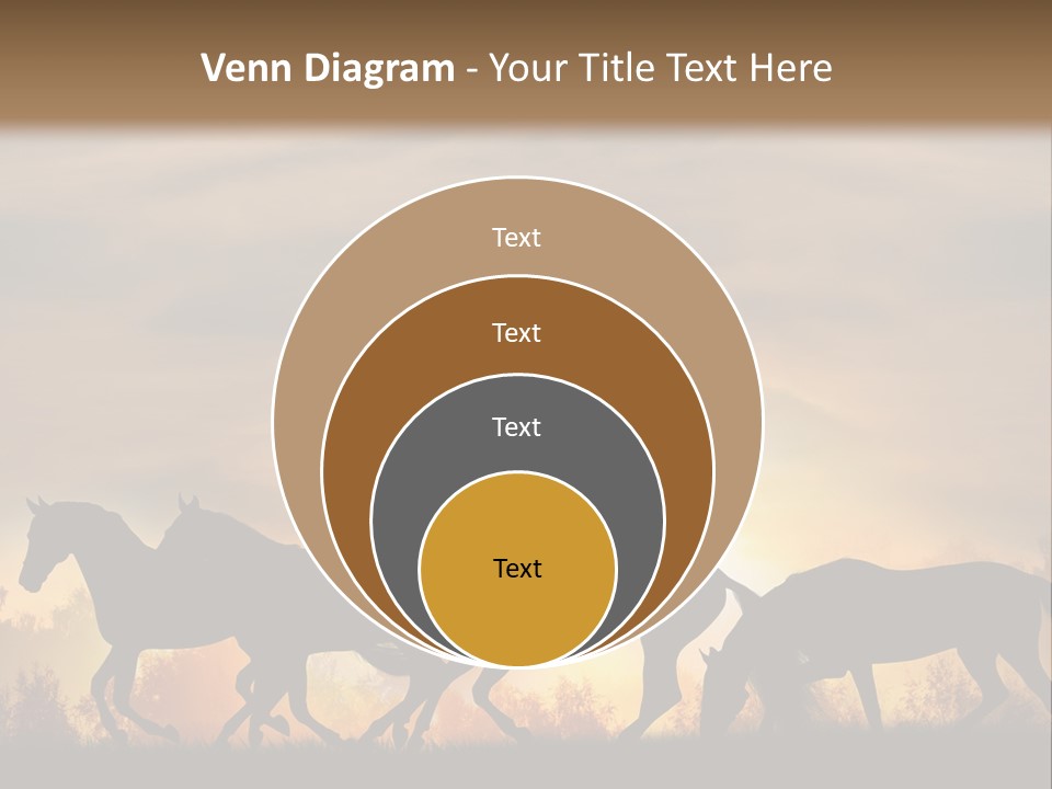 Silver Sand Mane PowerPoint Template