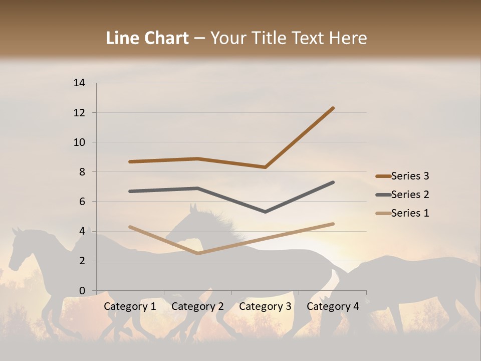 Silver Sand Mane PowerPoint Template