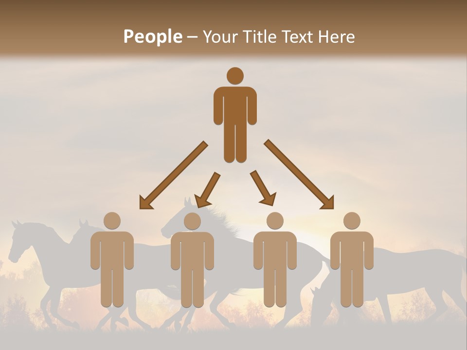 Silver Sand Mane PowerPoint Template