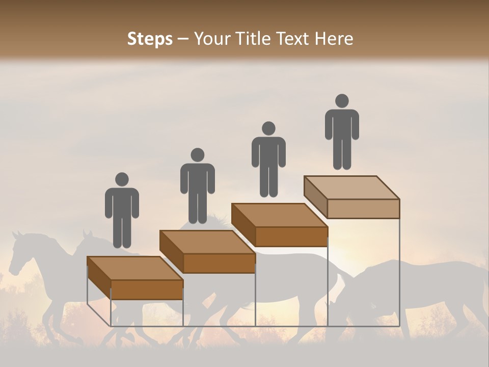 Silver Sand Mane PowerPoint Template