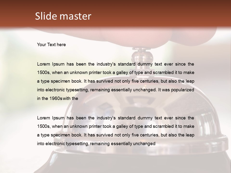 Bell Serve Travel PowerPoint Template