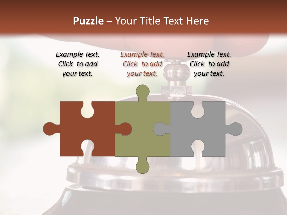 Bell Serve Travel PowerPoint Template