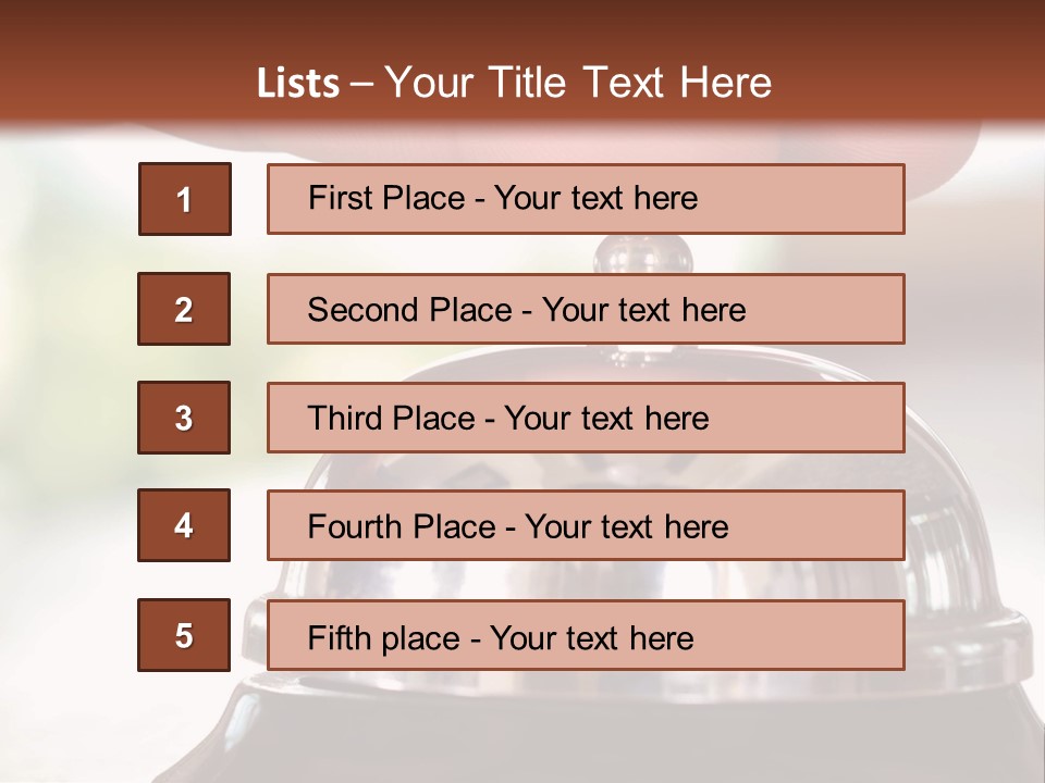 Bell Serve Travel PowerPoint Template