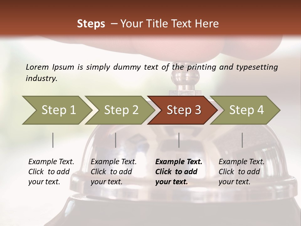 Bell Serve Travel PowerPoint Template