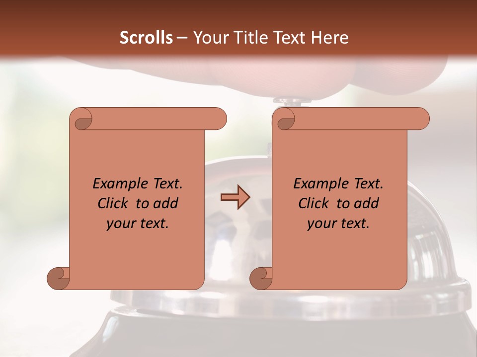 Bell Serve Travel PowerPoint Template