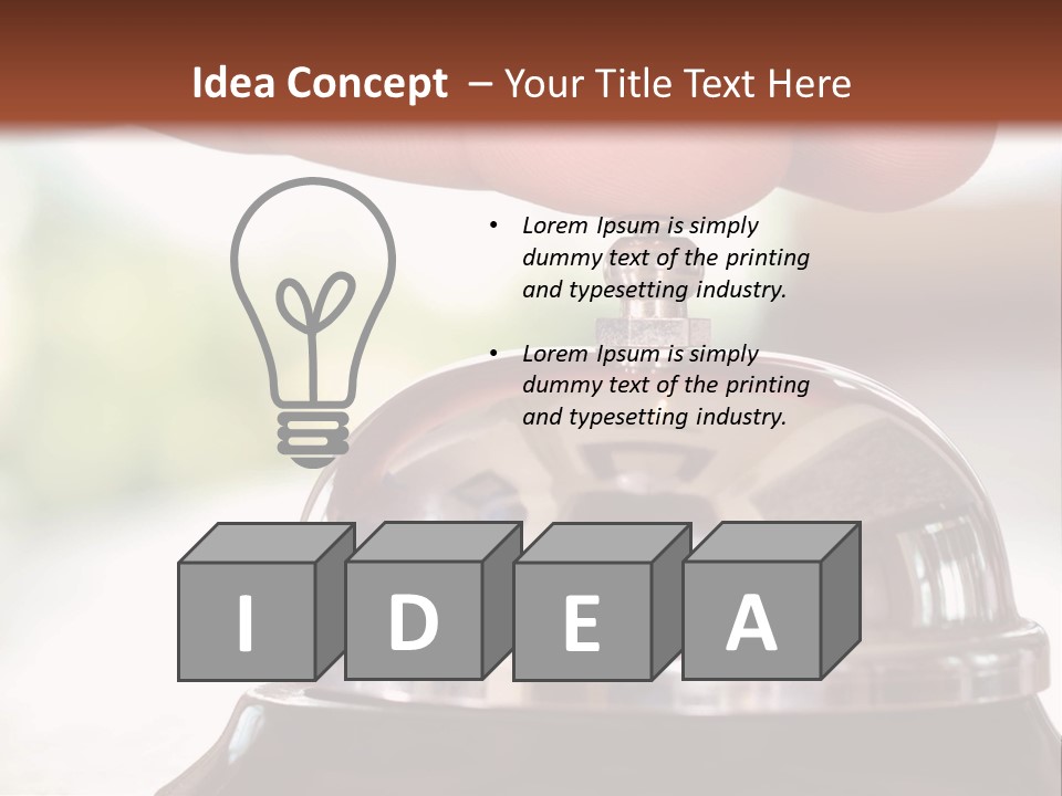 Bell Serve Travel PowerPoint Template