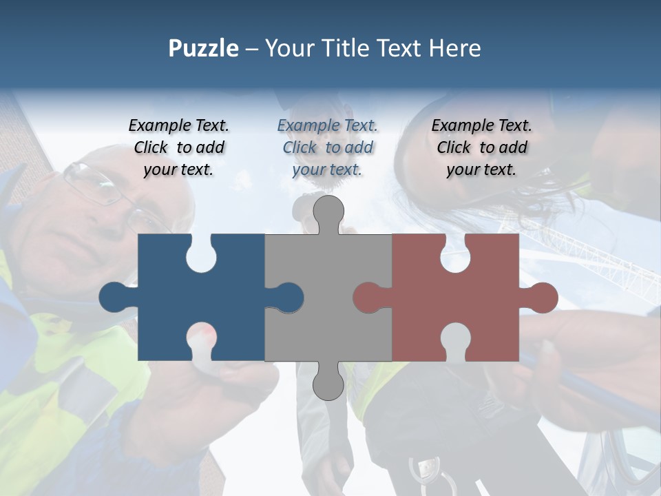 A Group Of People Standing In A Circle Holding Something PowerPoint Template