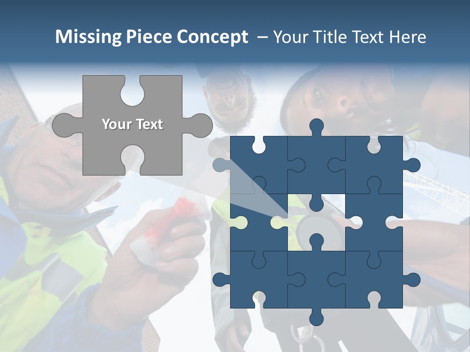 A Group Of People Standing In A Circle Holding Something PowerPoint Template