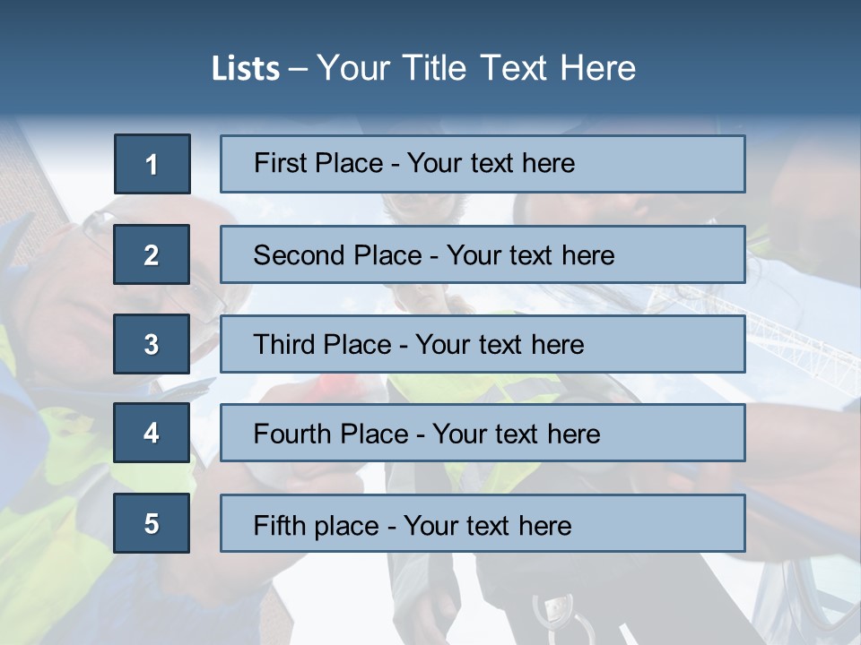 A Group Of People Standing In A Circle Holding Something PowerPoint Template