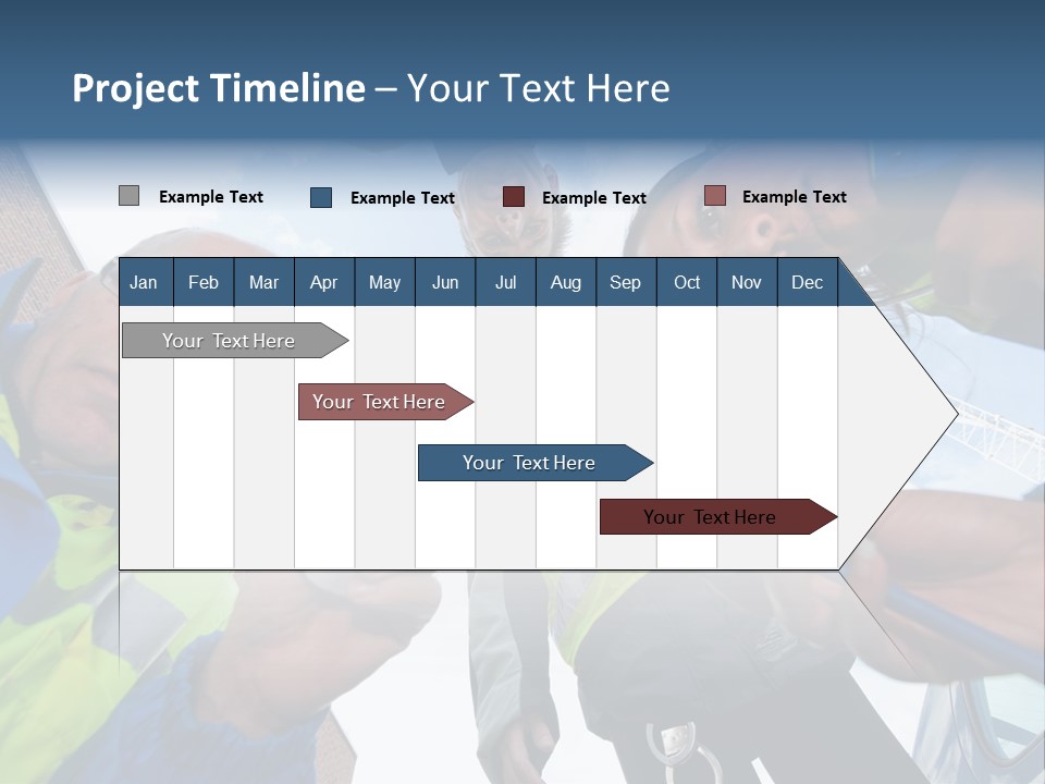 A Group Of People Standing In A Circle Holding Something PowerPoint Template