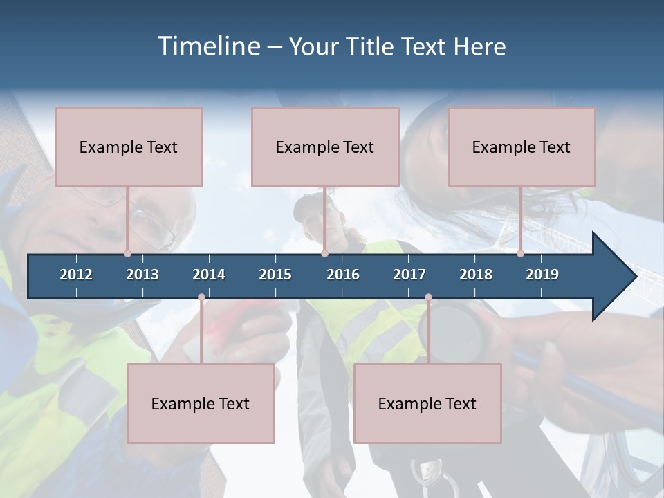 A Group Of People Standing In A Circle Holding Something PowerPoint Template