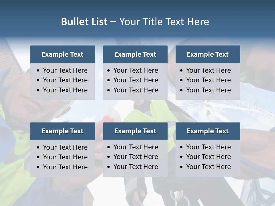 A Group Of People Standing In A Circle Holding Something PowerPoint Template