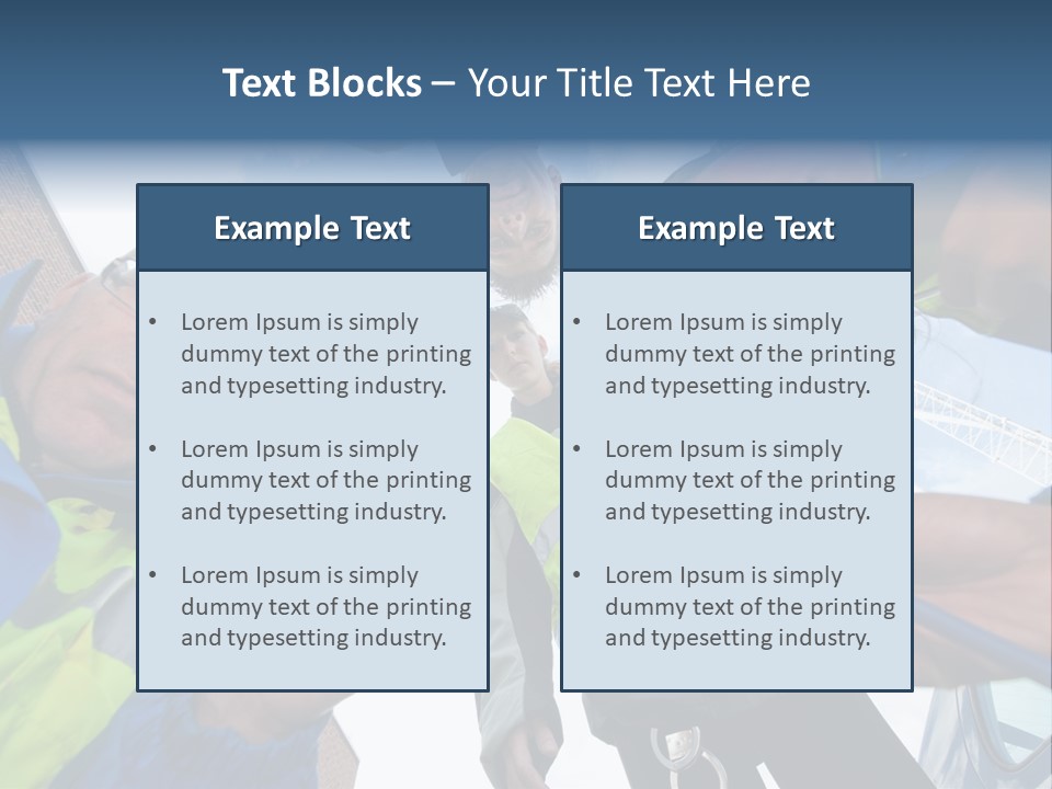 A Group Of People Standing In A Circle Holding Something PowerPoint Template