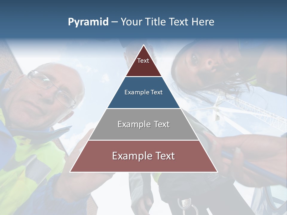 A Group Of People Standing In A Circle Holding Something PowerPoint Template