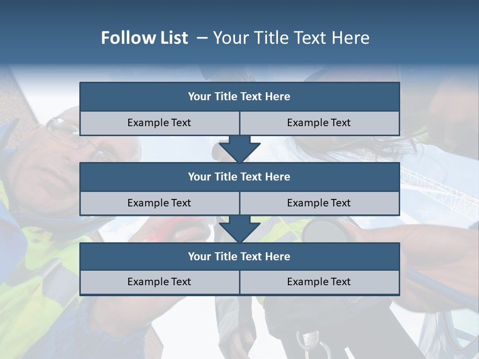A Group Of People Standing In A Circle Holding Something PowerPoint Template
