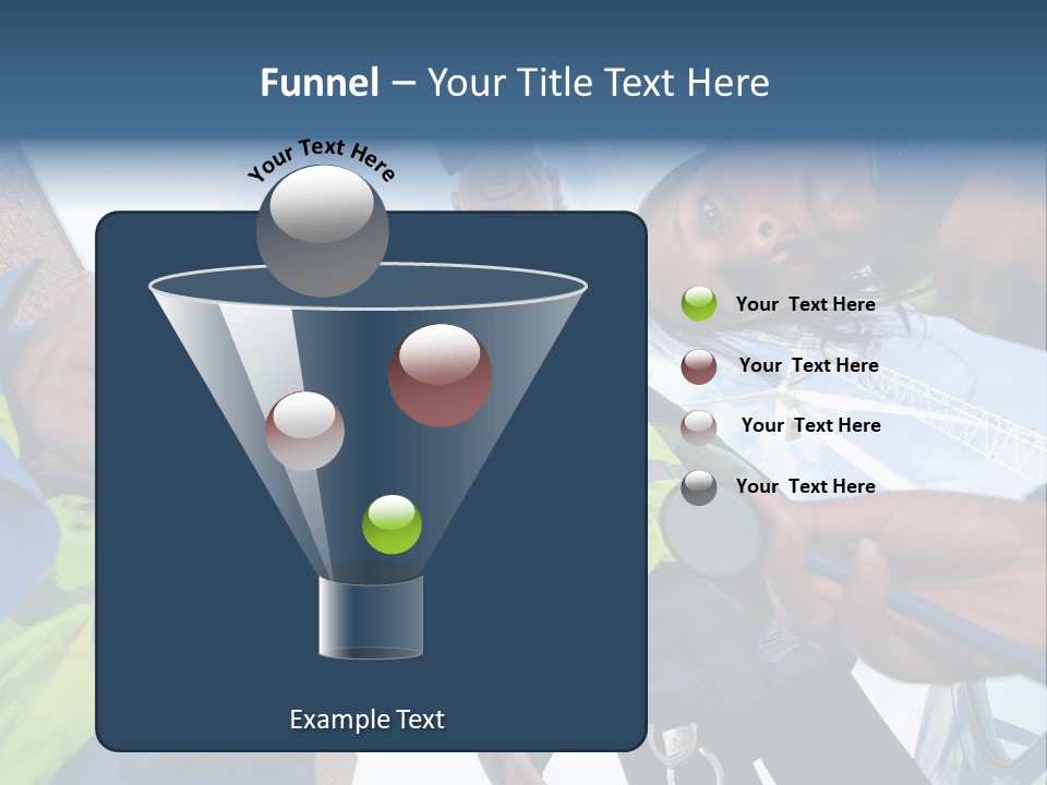 A Group Of People Standing In A Circle Holding Something PowerPoint Template