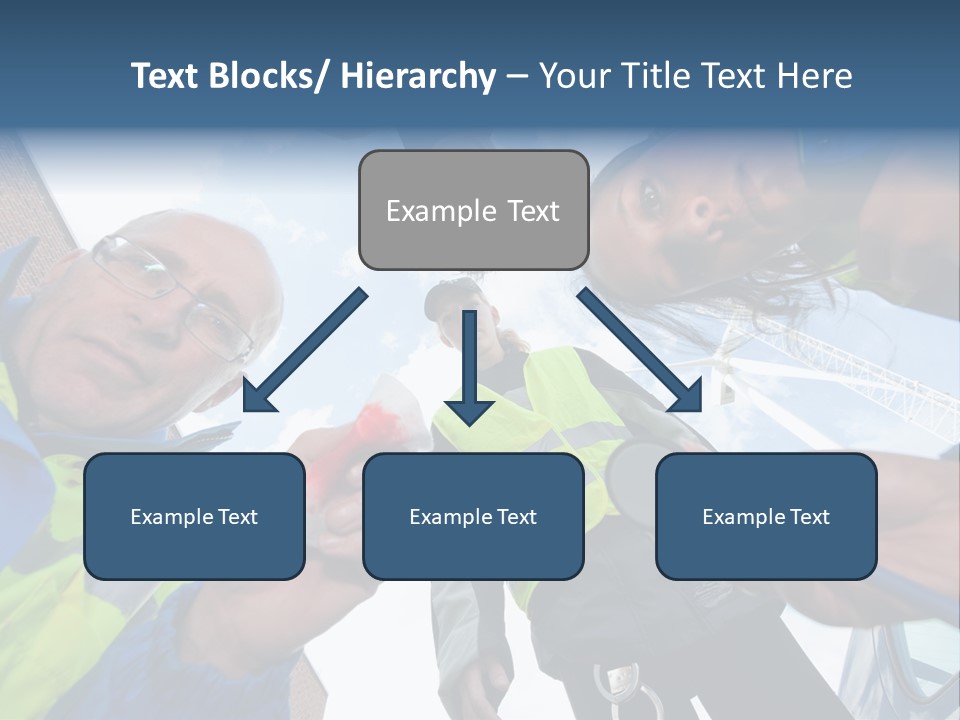 A Group Of People Standing In A Circle Holding Something PowerPoint Template