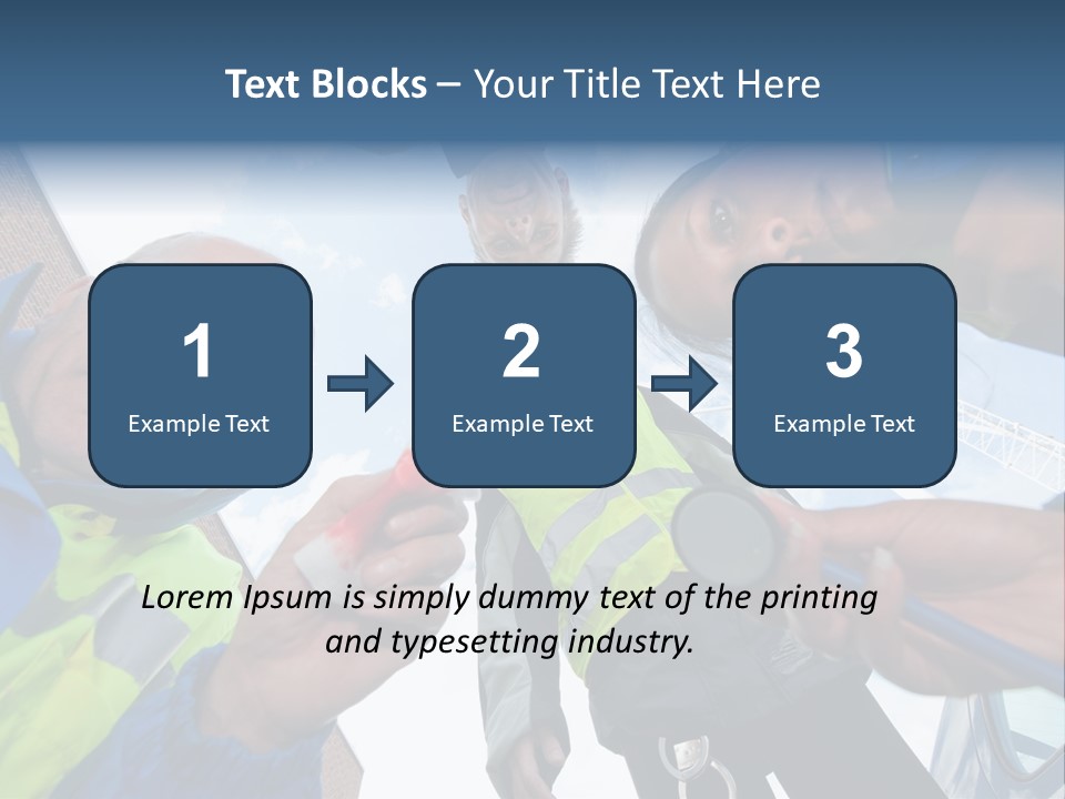 A Group Of People Standing In A Circle Holding Something PowerPoint Template