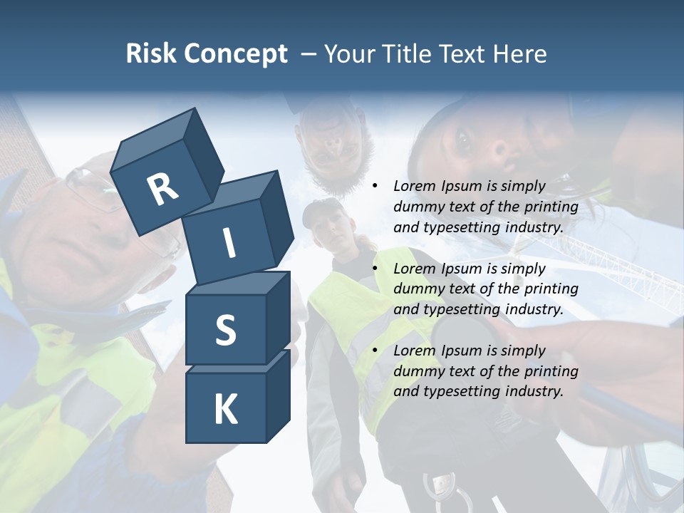 A Group Of People Standing In A Circle Holding Something PowerPoint Template