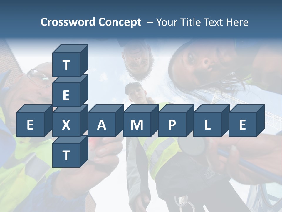 A Group Of People Standing In A Circle Holding Something PowerPoint Template