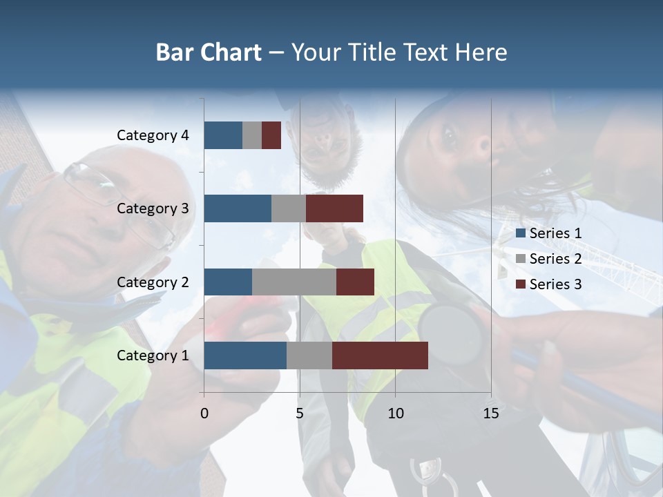 A Group Of People Standing In A Circle Holding Something PowerPoint Template