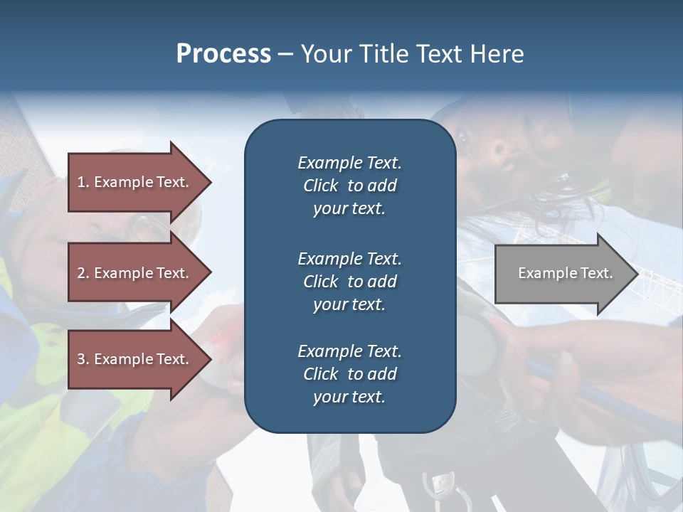 A Group Of People Standing In A Circle Holding Something PowerPoint Template